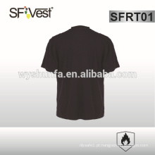 2015 novos produtos Vestuário de Segurança Atacado retardante de chama Pescoço T-shirt para homens